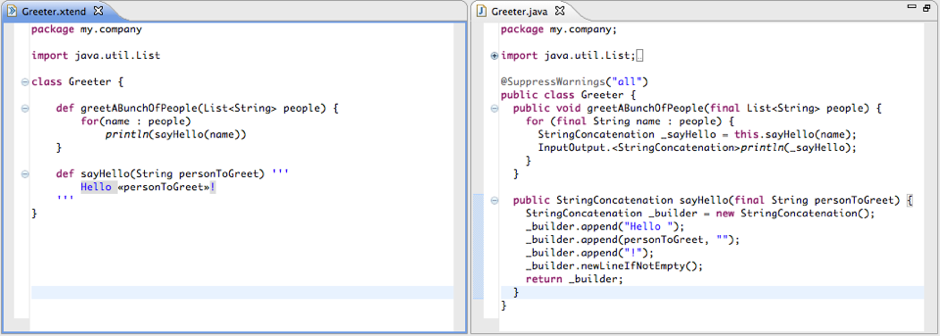 Eclipse XtendJava˵СҰ