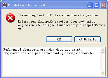 Eclipse������Referenced classpath provider does not exist: org.maven.ide.eclipse��