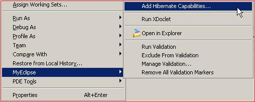 MyEclipse�䱸Hibernate��1��