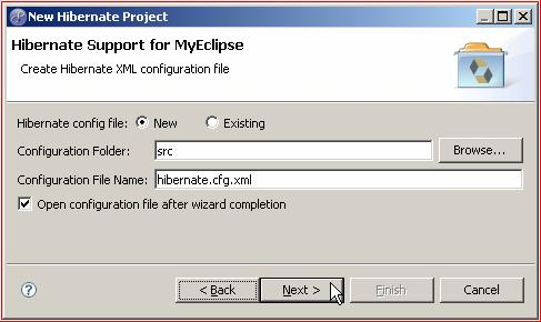 MyEclipse�䱸Hibernate��1��