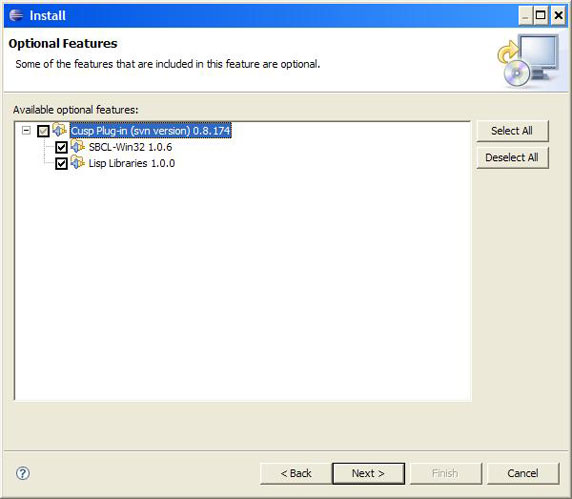 施用 Cusp Eclipse 插件开发 Lisp 应用程序