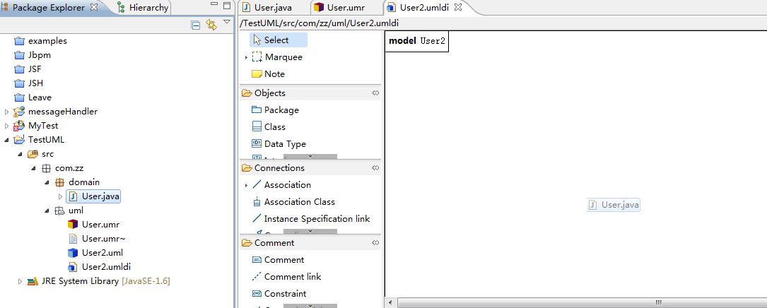 Myeclipse8.5��JAVA���뵼��UML��ͼ