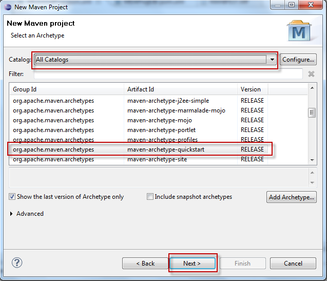 Mavenʵս��3��Eclipse����Maven��Ŀ