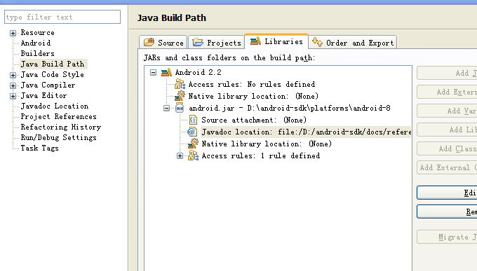 eclipse ��û�����ĵ�����ʾ
