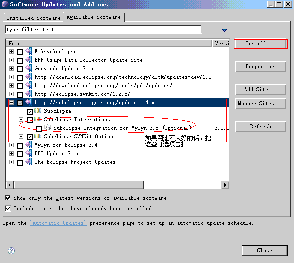 subclipse��eclipse3.4�ϵİ�װ��ʹ��