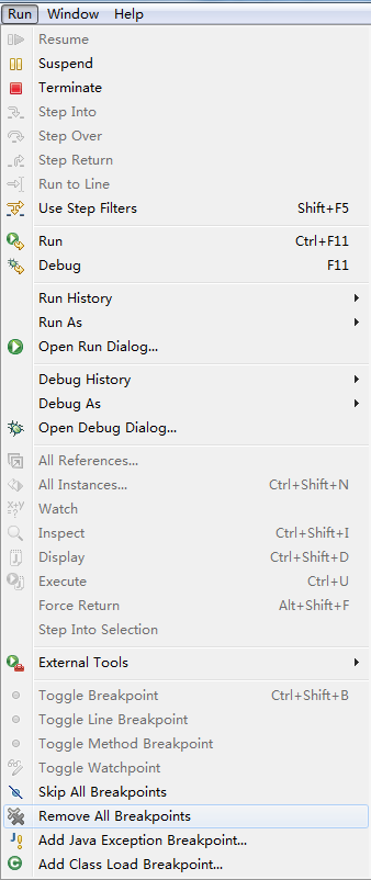 ȥ��eclipse��myeclipse�еĶϵ�