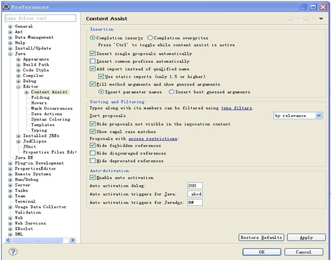 eclipse�Զ������䱸