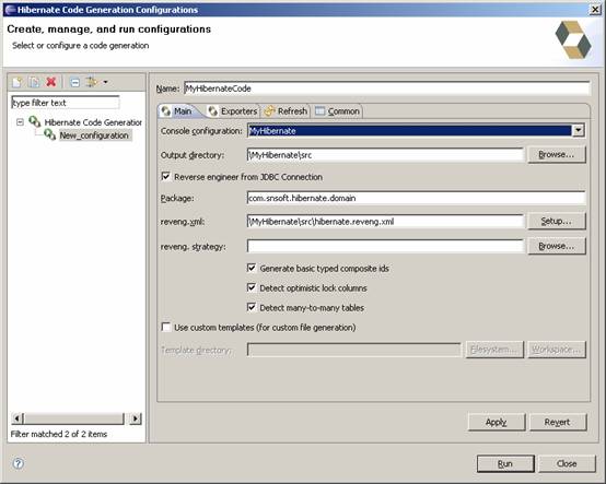 Hibernate Tools for Eclipse插件的装配和使用