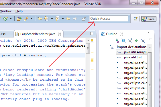 ��ʱ����e4���ص�Eclipse 3.x RCP