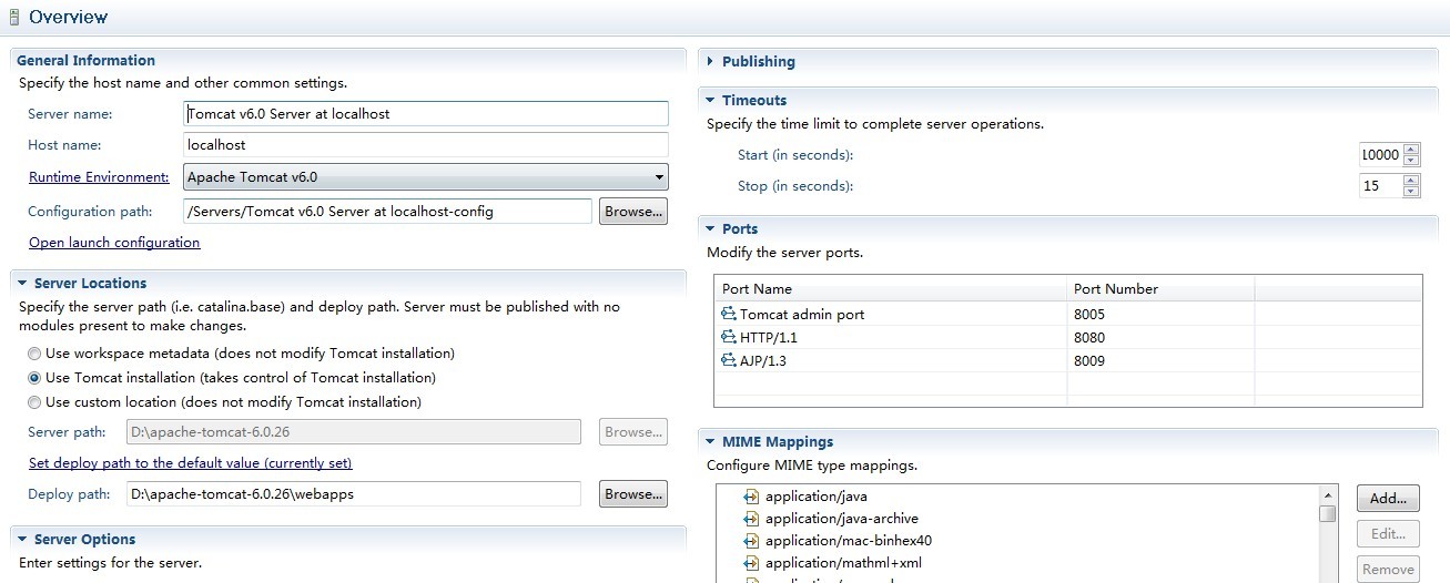eclipse 3.6 �� tomcat ���䱸