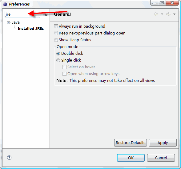 Eclipse  ����  ����  JavaDoc