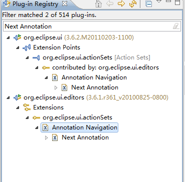 ��eclipse RCP application��Ŀ�� ��ȥ Next Annotation ��ͼ��