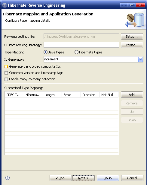 在MyEclipse中配备Hibernate