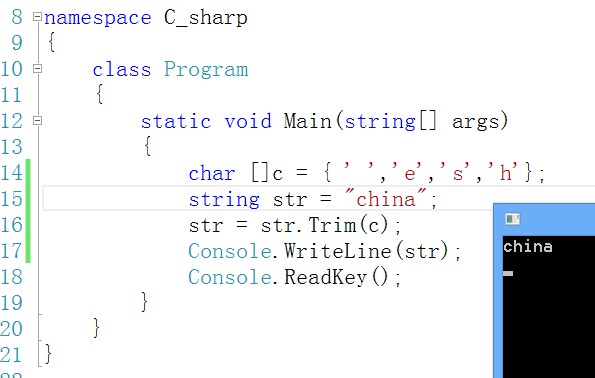stringTrim
