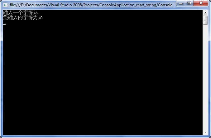 C#2ʵ-21-ûһַConsoleReadkey()ȡַڿַ̨
