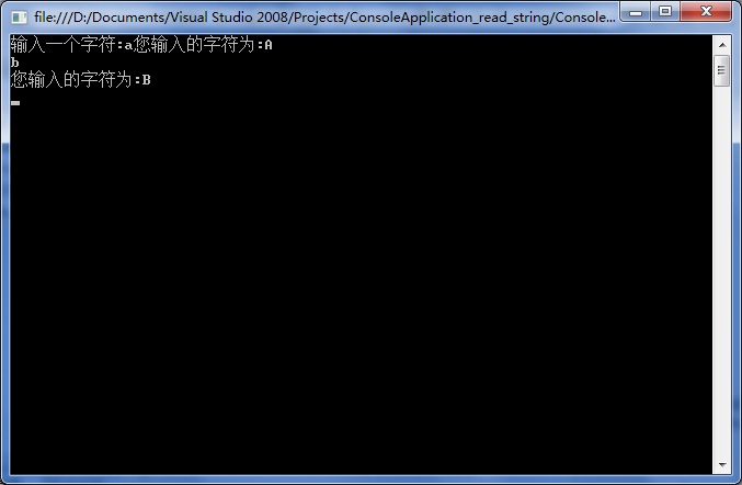 C#2ʵ-21-ûһַConsoleReadkey()ȡַڿַ̨