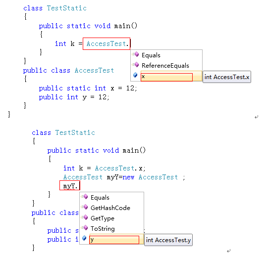 C#̬֮Ա̬