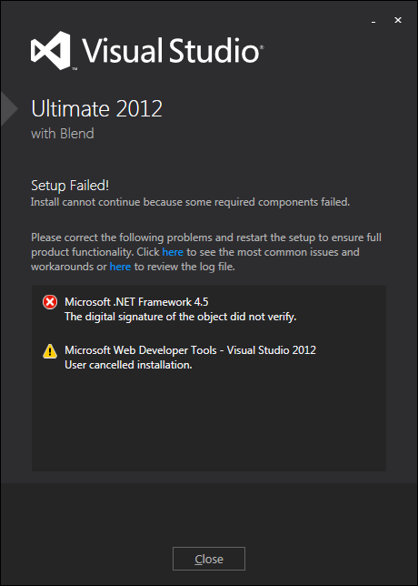 Win7 VS2012 RTM ʼհװʧܣ˽𣡽˼·