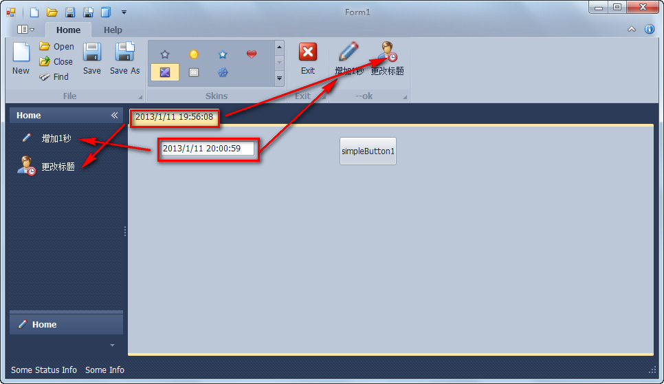 C#  ŻڲĿܶRibbon빦ܵķ븽DEMO
