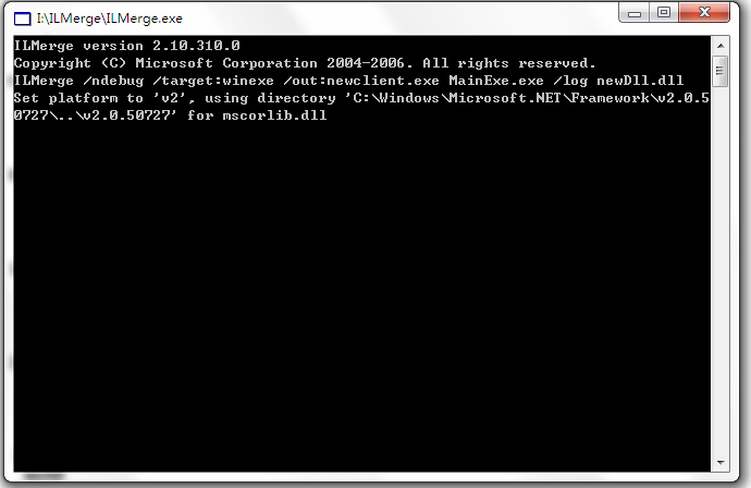 C#ILMergeõDLLexeļһexeļ