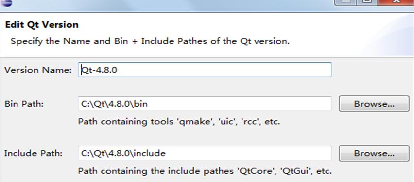 windows上Eclipse+MinGW+Qt+c++配置安装解决办法