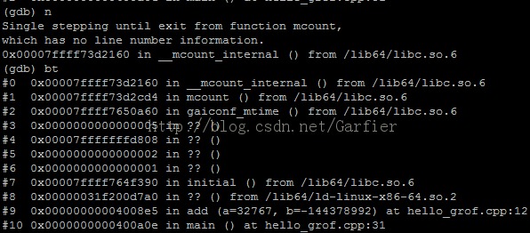Linux C++չܷgprofʹ