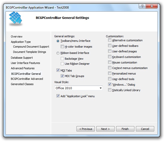 BCGControlBar MFCؼװ - Visual C++ 2005/2008/2010