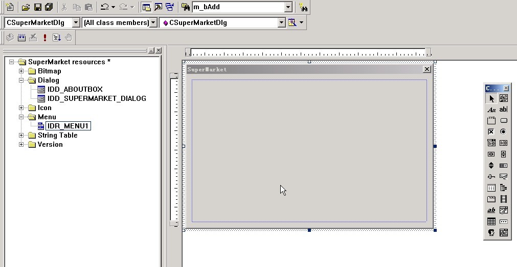 MFCٴδͼұߵĻɫڣSuperMarket