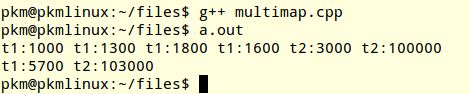 linuxϰ c++ ʽmultiͼ