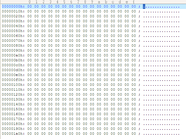 怎的快速初始化一个文件