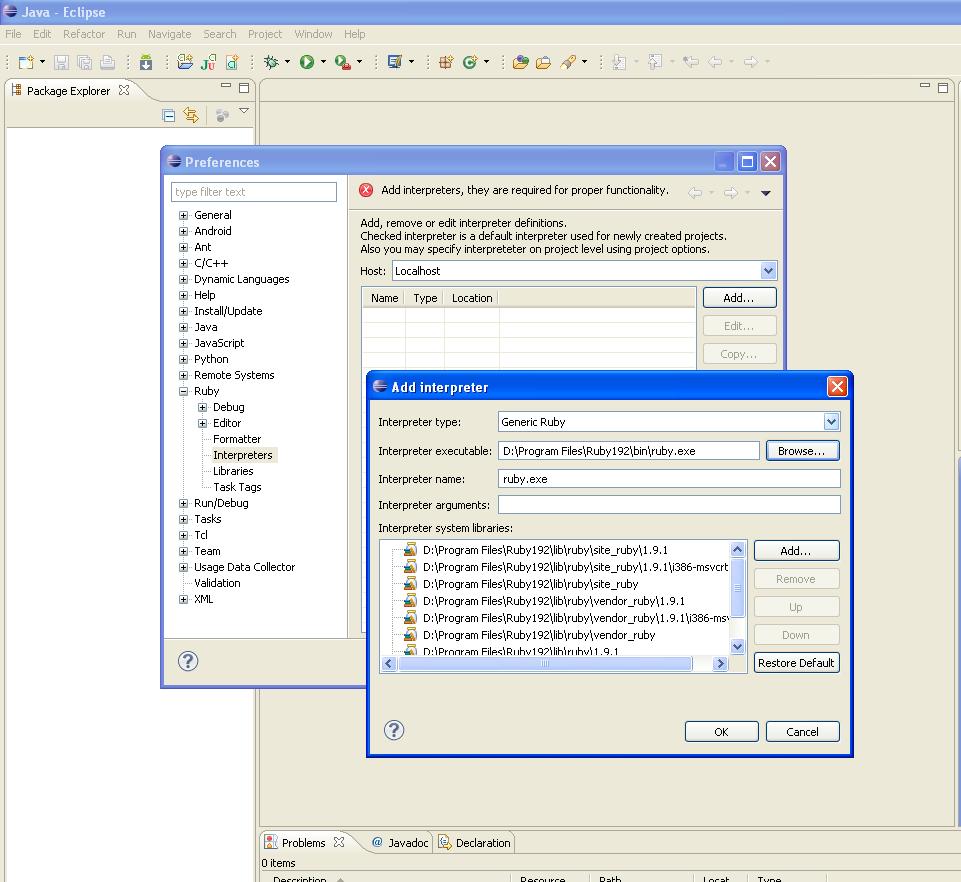windows�ϴRuby(����eclipse�Ļ���)��������