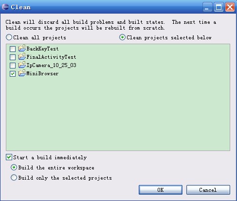 An internal error occurred during: "Launching New_configuration"