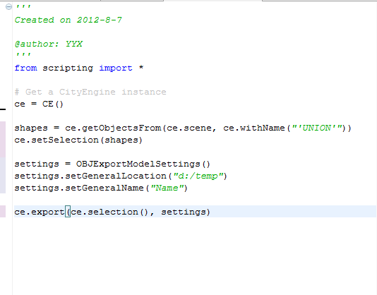CityEngineʩPythonűfeature·