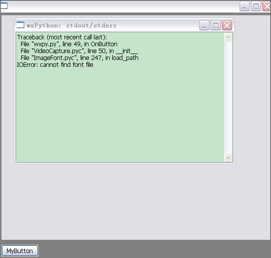 python��װVideoCapture ��������ͷ��Ϣ