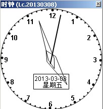 winform打造的精美时钟