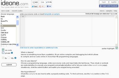 18 款在线代码片断测试工具