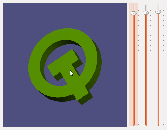 Qt上的OpenGL 编程(11)Qt实例hellogl代码解析