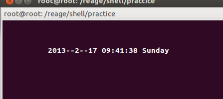 运用shell编写的一个简单的时钟(tput和date介绍)