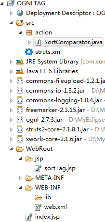 Struts2 ognl <s:sort ./>标签详解