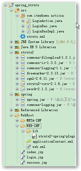 Spring+Struts2