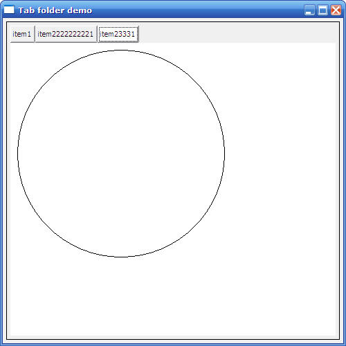 Draw2D汾ıǩؼTabFolderʵ