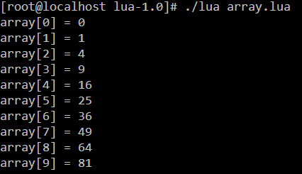 Lua1.0应用与研究-array
