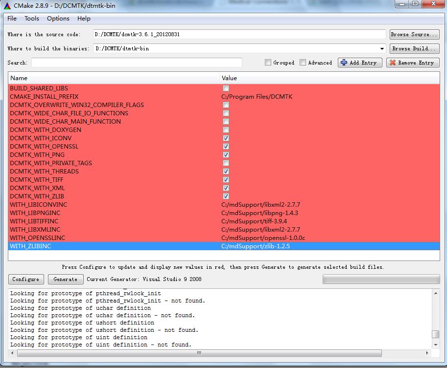 【最新snapshot】DCMTK3.6.1(MD支持库)装配说明