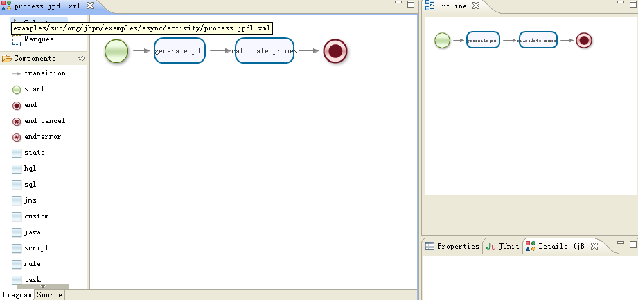 点击查看原始大小图片 JBPM4.3装配全程记录(业务流程管理)