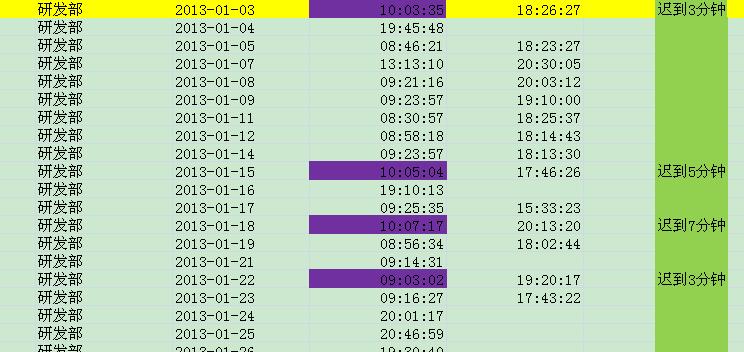 Jacob生成word文档 由打卡记要生成加班和调休申请单