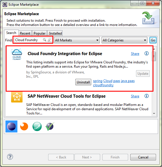 CloudFoundry支配使用Spring框架的JavaWeb应用【详细入门】