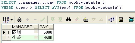 oracle简略学习总结(四)——高级查询