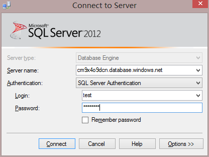 SQL serverǨƵWindows AzureµSQL database