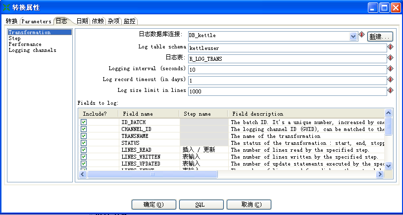 kettle4.1学习运用笔记