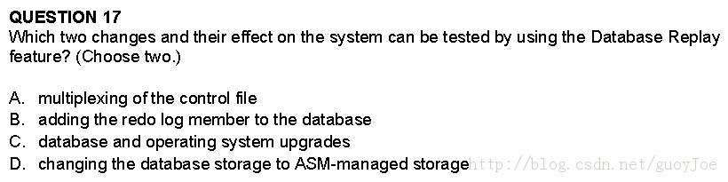 [ÿһ]  11gOCP 1z0-053 :2013-10-4  Database Replay feature.17
